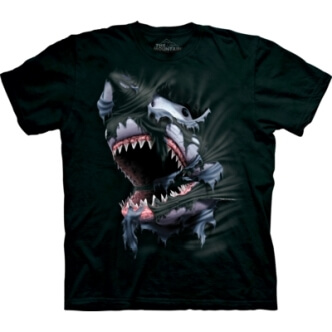 Tričko s potiskem Breakthrough Shark