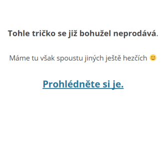 Toto tričko se již neprodává