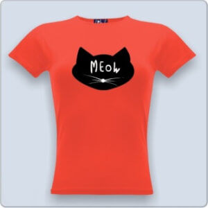 Triko s kočkou Meow
