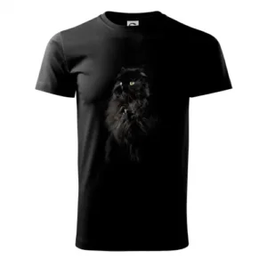Tričko s černou kočkou