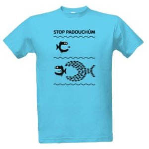 Tričko s potiskem Stop padouchům
