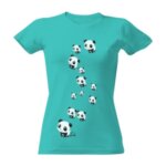 Tričko s potiskem pand