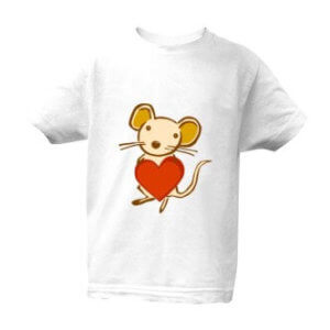 Dětské tričko s potiskem myška