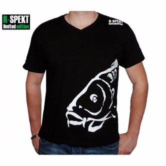 Černé tričko s potiskem R-Spekt Carper