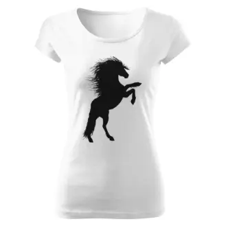 Dámské tričko s potiskem koně