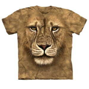 Dětské tričko s potiskem Lev bojovník