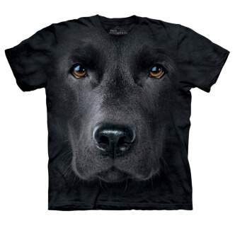 Tričko s potiskem Černý labrador