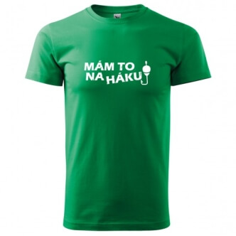 Tričko pro rybáře s potiskem Mám to na háku