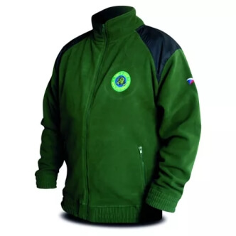 Zelená bunda pro rybáře fleece Hi-Q