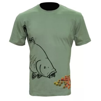 Rybářské tričko s potiskem Boilie
