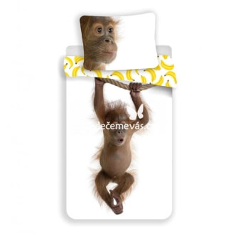 3D bavlněné povlečení Orangutan 140x200