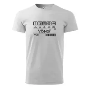 Vtipné tričko pro včelaře s čárovým kódem