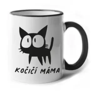 Keramický hrnek s kočkou Kočičí máma