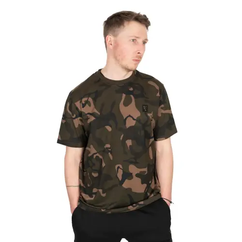 Rybářské tričko Fox Camo