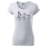 Tričko Kůň silueta Tričko s potiskem Kůň silueta