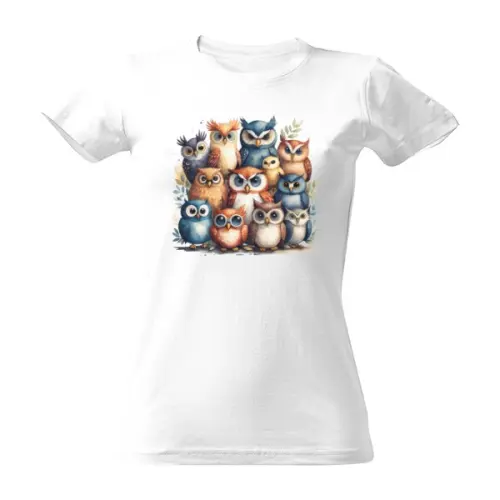 Tričko s potiskem Sovičky