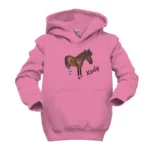 Dětská mikina s potiskem Hnědý poník