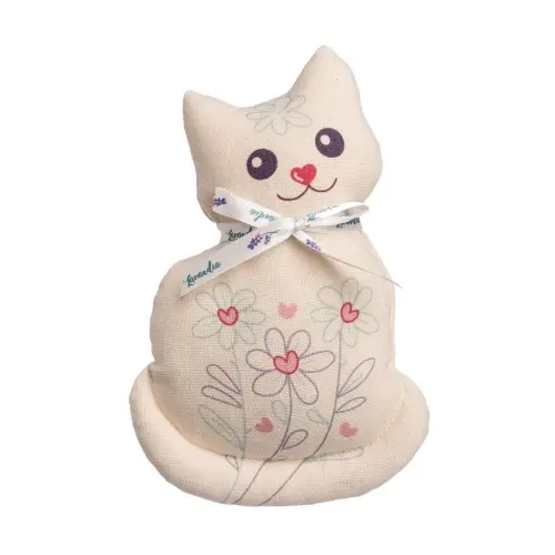 Levandulový polštář kočka Mici